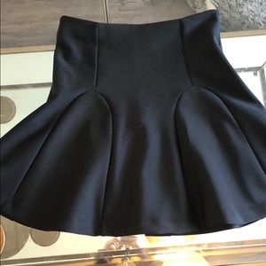 Black circle skirt